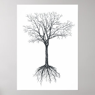 Tree without leaves poster