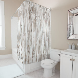 Tree Wood Pattern Shower Curtain