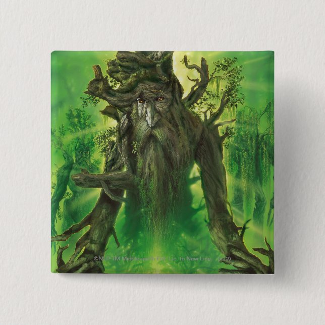 Treebeard 15 Cm Square Badge (Front)