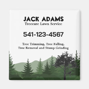 Treecare Lawn Service Magnet