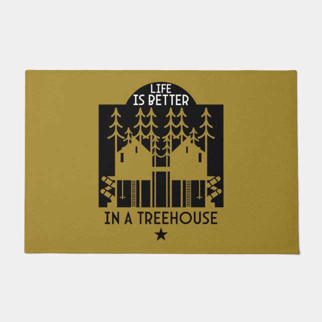 Treehouse Apparel And Decor Doormat (Front)