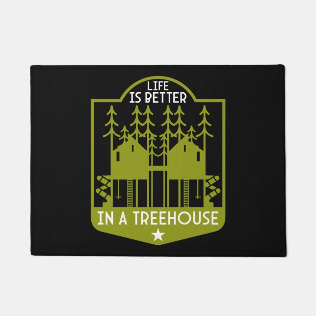Treehouse Apparel And Decor Doormat (Front)