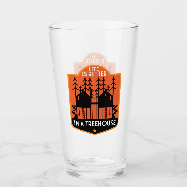 Treehouse Apparel And Decor Glass (Front)