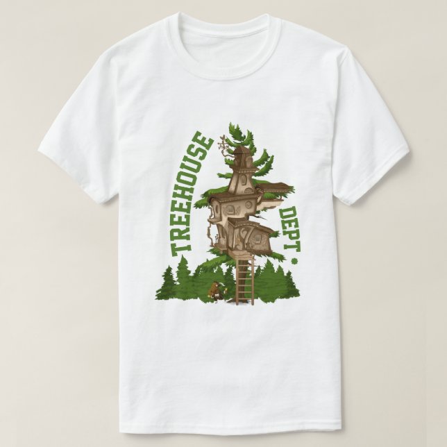 Treehouse Department T-Shirt (Design Front)