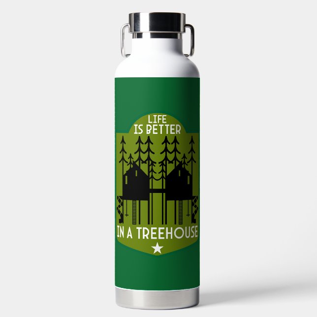 Treehouse Kids back To School Water Bottle (Front)