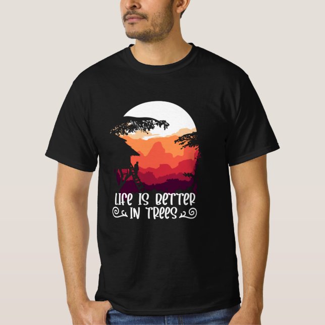 Treehouse - Life is better in Trees T-Shirt (Front)