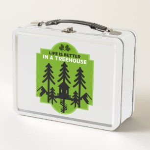 Treehouse Living Metal Lunch Box