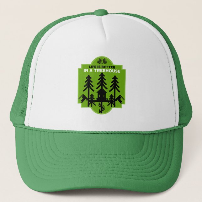 Treehouse Living Trucker Hat (Front)