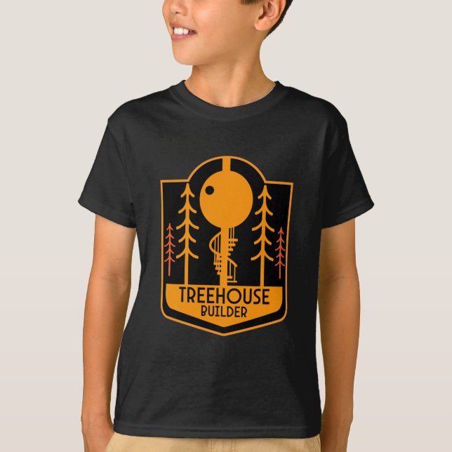 Treehouse Master Builder T-Shirt (Front)