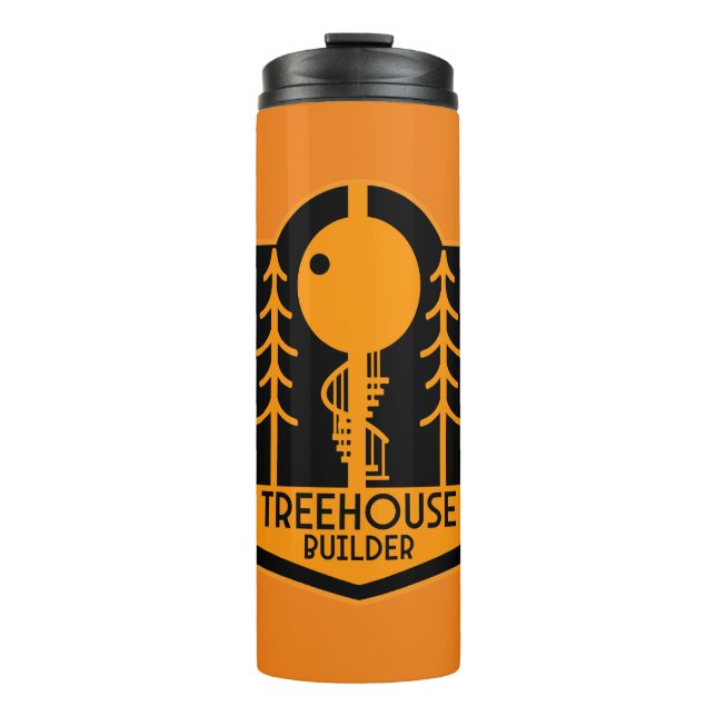 Treehouse Master Builder Thermal Tumbler (Front)