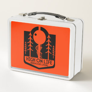 Treehouses Back To School Metal Lunch Box