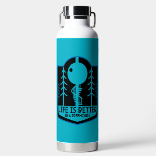 Treehouses Back To School Water Bottle