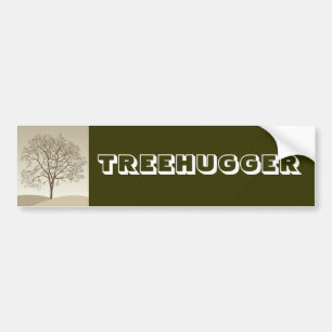 Treehugger Bumper Sticker