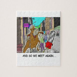 Treehugger Rick London Cartoon Funny Gifts Jigsaw Puzzle