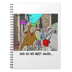 Treehugger Rick London Cartoon Funny Gifts Notebook