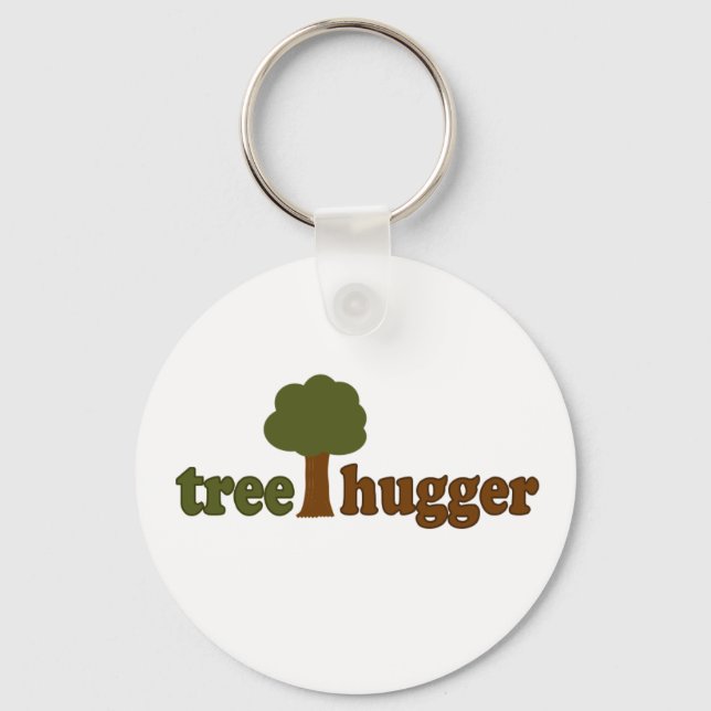 Treehugger (Tree) Key Ring (Front)