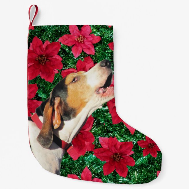 Treeing Walker Coonhound Christmas Stocking (Front)