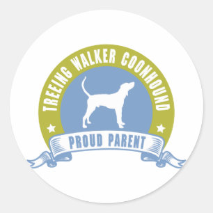 Treeing Walker Coonhound Classic Round Sticker