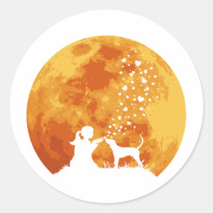 Treeing Walker Coonhound Classic Round Sticker