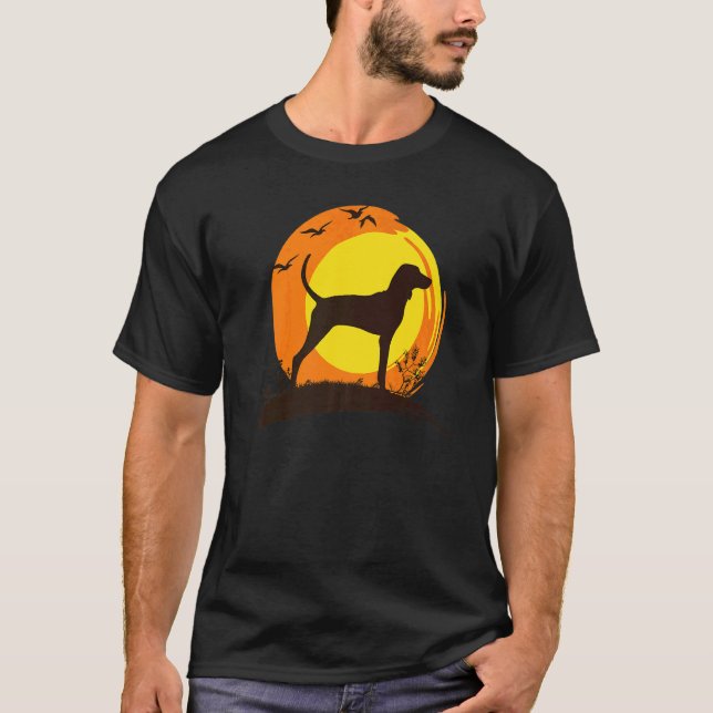 Treeing Walker Coonhound Dog Retro  14 T-Shirt (Front)