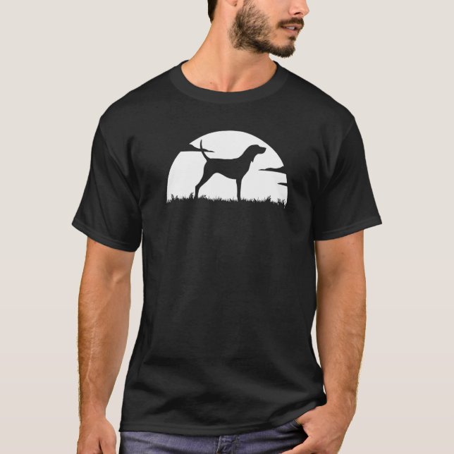 Treeing Walker Coonhound Dog Retro  9 T-Shirt (Front)