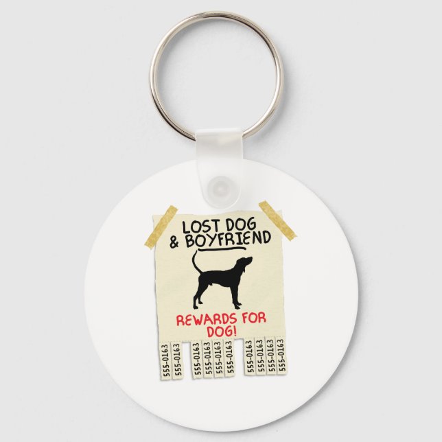 Treeing Walker Coonhound Key Ring (Front)