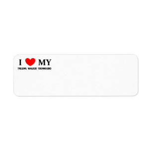 treeing walker coonhound love return address label