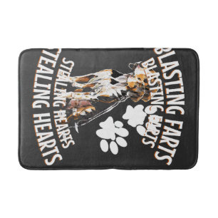 Treeing Walker Coonhound Lover Dog Owner Blasting Bath Mat