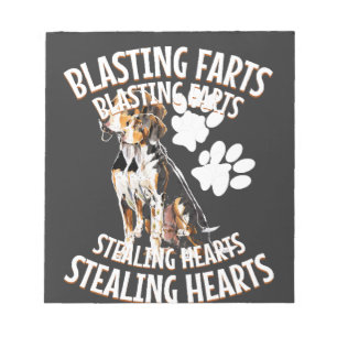 Treeing Walker Coonhound Lover Dog Owner Blasting Notepad