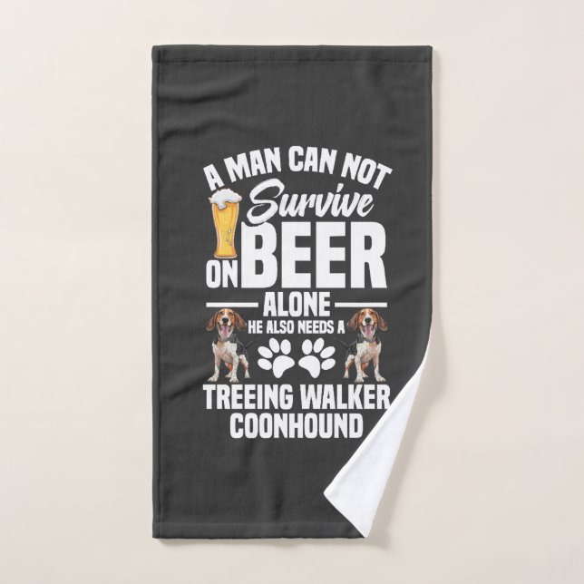 Treeing Walker Coonhound Owner Also Needs Hand Towel (Hand Towel)