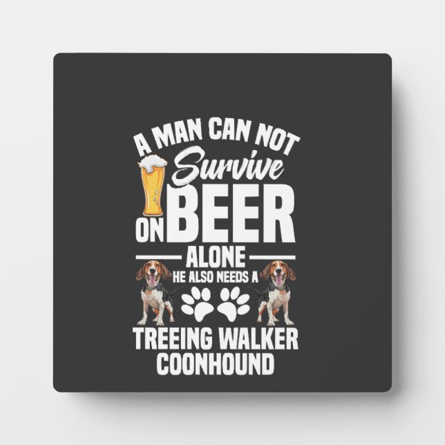 Treeing Walker Coonhound Owner Also Needs Plaque (Front)
