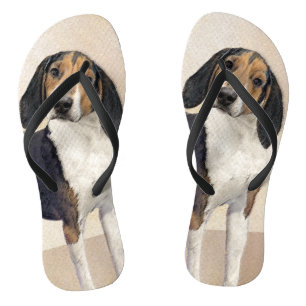 Treeing Walker Coonhound Painting - Original Art Thongs