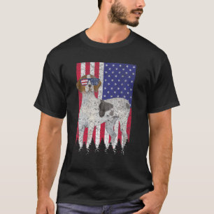 Treeing Walker Coonhound Patriotic Dog Pride Ameri T-Shirt