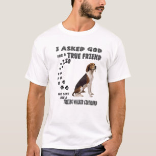 Treeing Walker Coonhound Quote Mom, TWC Dad Art, W T-Shirt