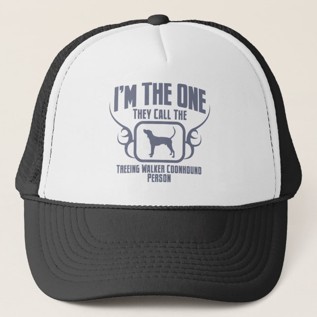 Treeing Walker Coonhound Trucker Hat (Front)