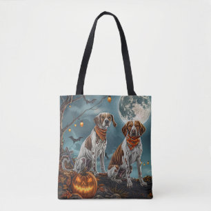 Treeing Walker Halloween Spooky Tote Bag