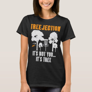 Treejection Disc Golf Funny Frisbee Golfing Sport T-Shirt