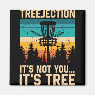 Treejection Disc Golf Player Funny Frisbee Golf Di Magnet