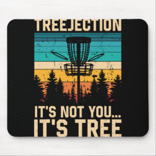 Treejection Disc Golf Player Funny Frisbee Golf Di Mouse Pad