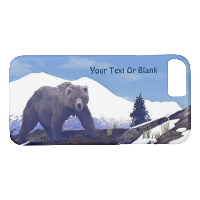 Treeline Grizzly Case-Mate iPhone Case (Back (Horizontal))