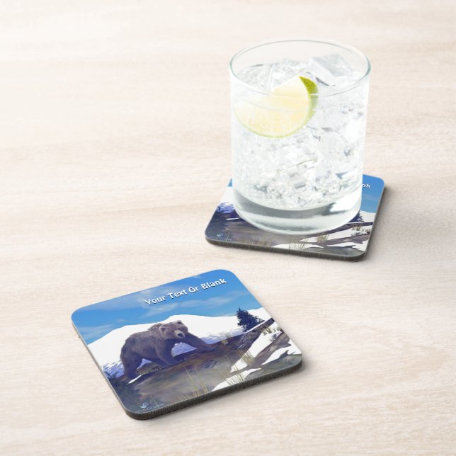 Treeline Grizzly Coaster (Right Side)