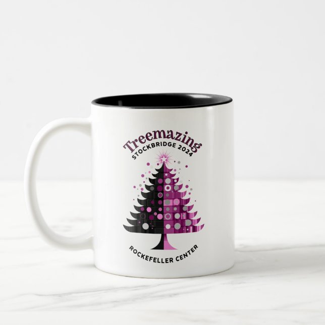 Treemazing Stockbridge 2024 Memorial Mug-DUOpurple Two-Tone Coffee Mug (Left)