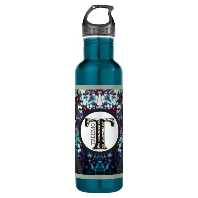Treemo Gear Fading Light Nature Art Water Bottle (Front)