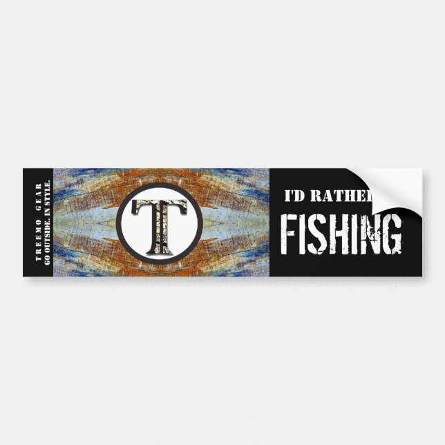 Treemo Nature Personalised Bumper Sticker- Fish Bumper Sticker (Front)