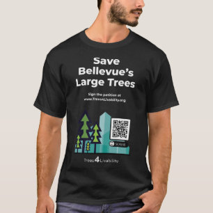 Trees4Livability Tree Code Petition Tee Shirt