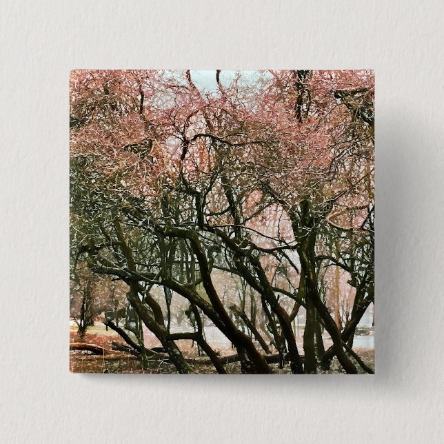 TREES 15 CM SQUARE BADGE (Front)