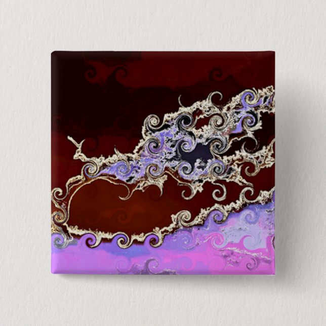 TREES 15 CM SQUARE BADGE (Front)