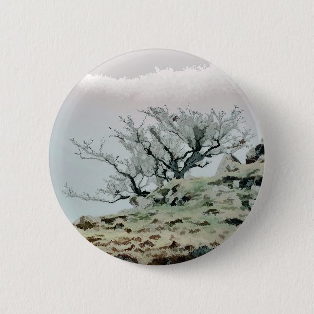 TREES 6 CM ROUND BADGE (Front)