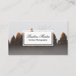 Trees and Birds Business Card