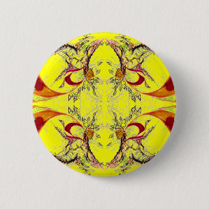 Trees and Birds fantasy 6 Cm Round Badge